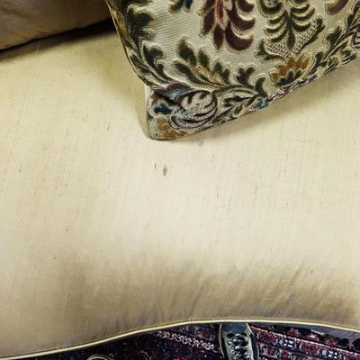 Small Shantung Silk Sofa