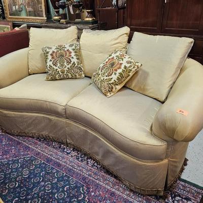 Small Shantung Silk Sofa