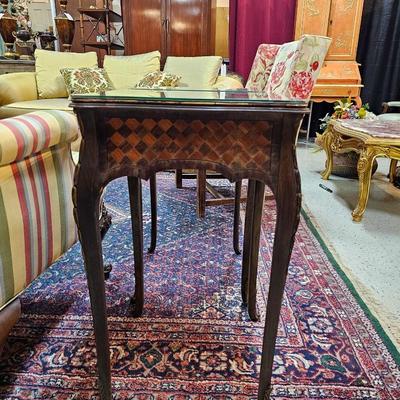 Louis XIV Style Parquetry Occasional Stands