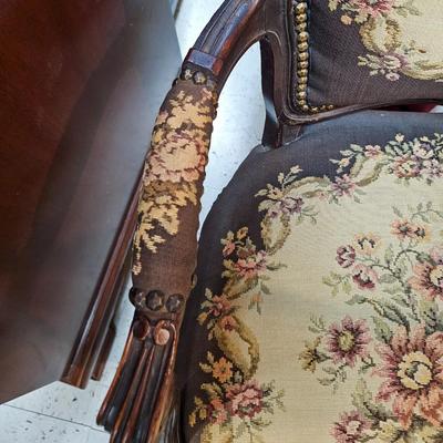 Antique Needlepoint Chair