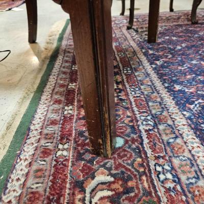 Floral Wingback Chair with Roses