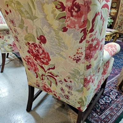 Floral Armchair with Roses