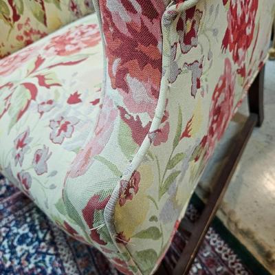 Floral Armchair with Roses