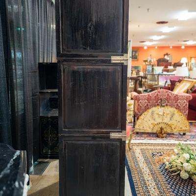 Mid- Century Chinese Mahogany Armoire