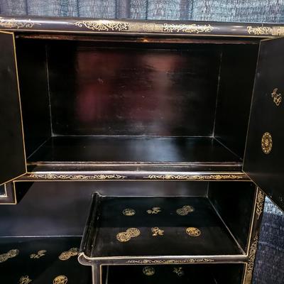 Chinese Lacquer Etagere (#1)