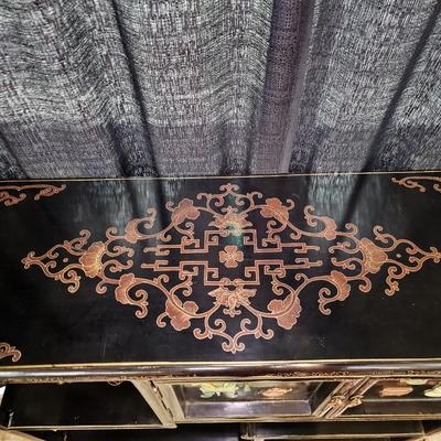 Chinese Lacquer Etagere (#1)