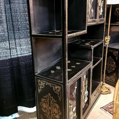 Chinese Lacquer Etagere (#1)