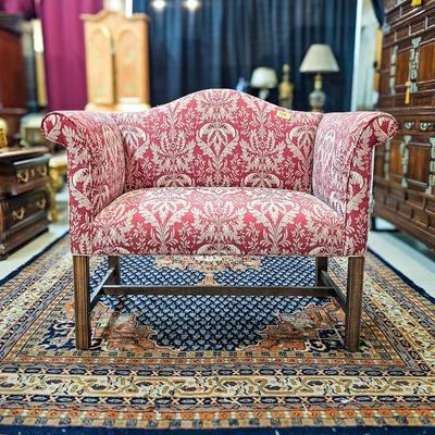 Camelback Chippendale Style Settee