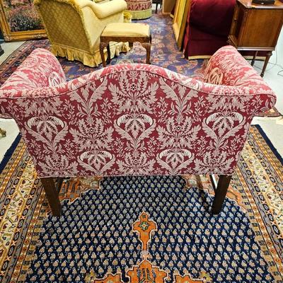 Camelback Chippendale Style Settee