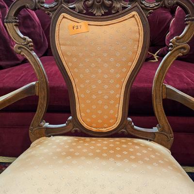 Antique Art Nouveau Occasional Chair