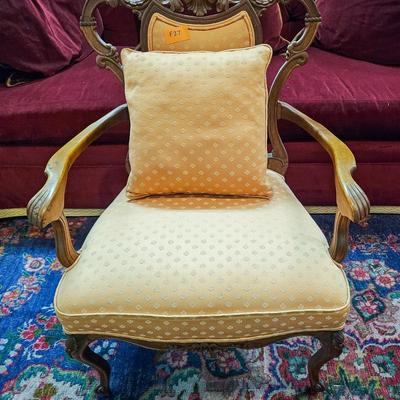 Antique Art Nouveau Occasional Chair