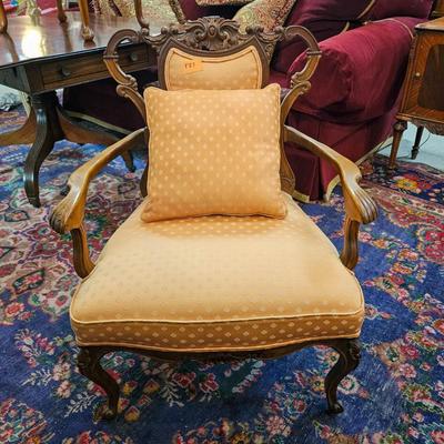 Antique Art Nouveau Occasional Chair