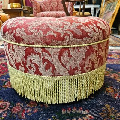 Red Ottoman/Pouf