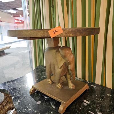Elephant Base Occasional Table