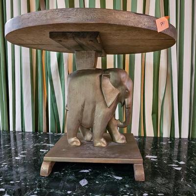 Elephant Base Occasional Table