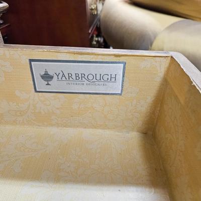 Contemporary Hand-painted Marble Top Chest