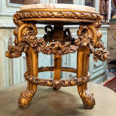 Louis XVI Giltwood Plant Stand