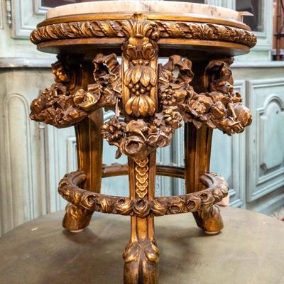 Louis XVI Giltwood Plant Stand