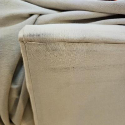 Slip-covered Summer Sofa