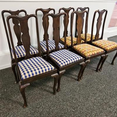 8 Vintage Dining Chairs