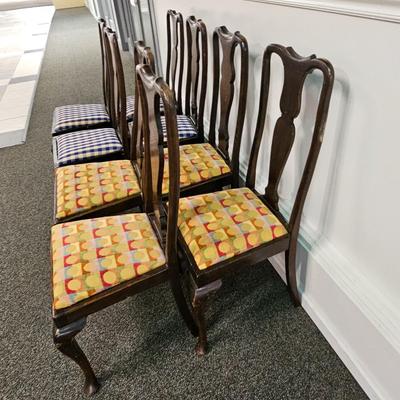 8 Vintage Dining Chairs
