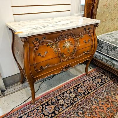 Italian Marble Top Bombay Chest