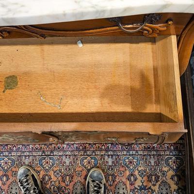 Italian Marble Top Bombay Chest