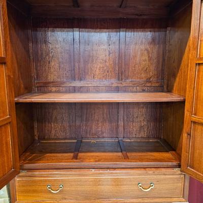 Chinese Mahogany Chest on Stand