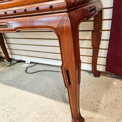 Chinese Mahogany Chest on Stand