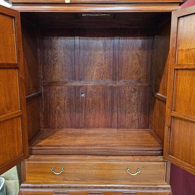 Chinese Mahogany Chest on Stand