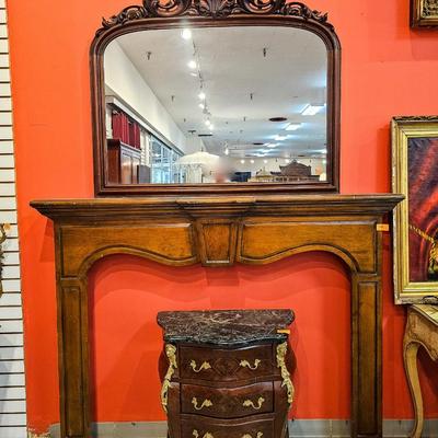Antique Fireplace Mantle
