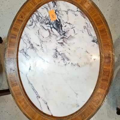 Antique Louis XVI Style Marble Cocktail Table