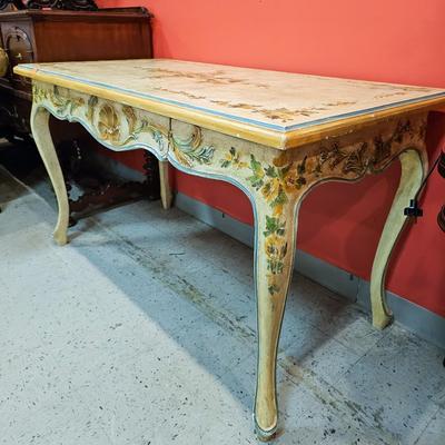 Antique Painted Italian Desk