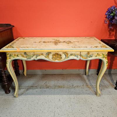 Antique Painted Italian Desk