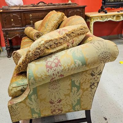 Chippendale Style Camelback Sofa