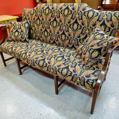 Floral Sheraton Style Sofa