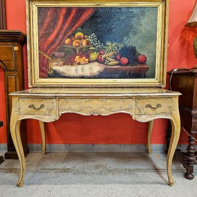 Painted French Provencial Desk