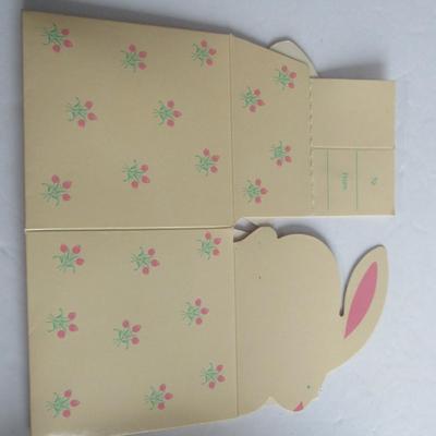 Colorful Easter Basket Grass and Easter Box to Assemble