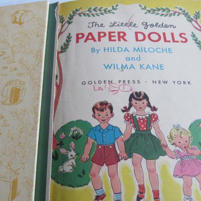 Lot of Kids Books, Unusual Paper Dolls LGB, Orphan Annie BLB, Three Little Pigs LGB