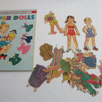 Lot of Kids Books, Unusual Paper Dolls LGB, Orphan Annie BLB, Three Little Pigs LGB