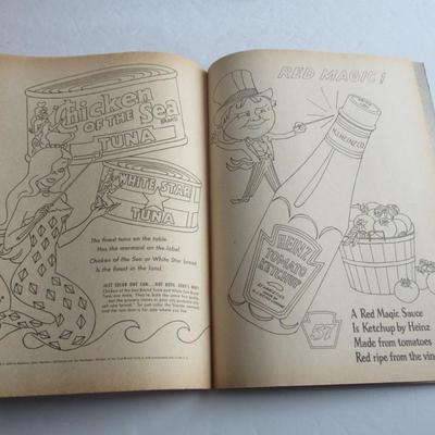 Vintage Kids Tracing Books, Coloring Contest Book, and Highlights Puzzle Buzz