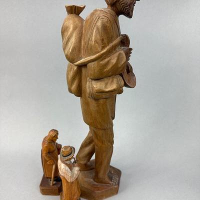 Group of 3 Carved South American Figures
