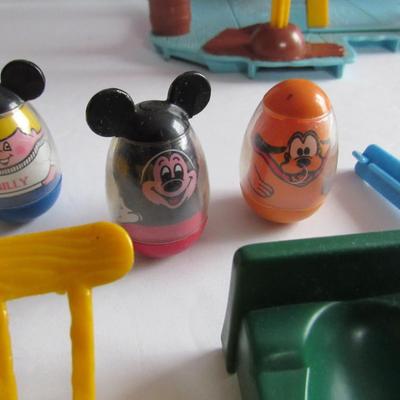 Older 1970s Mickey Mouse Club House and Toys