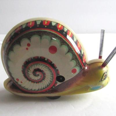 Vintage Tin Marx Locomotive Battery Op and Wind Up Snail