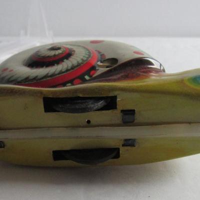 Vintage Tin Marx Locomotive Battery Op and Wind Up Snail