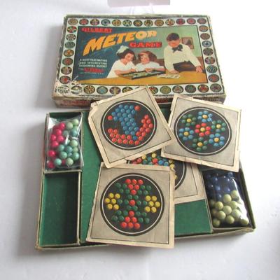 Vintage Games, Gilbert Meteor Game, Lincoln Logs, Read Description