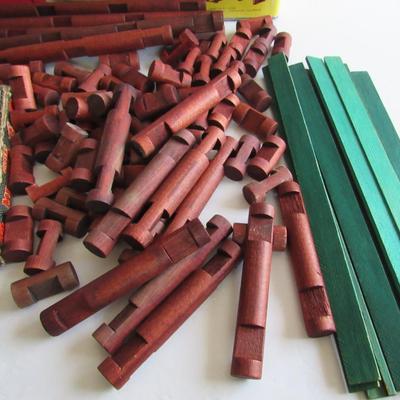 Vintage Games, Gilbert Meteor Game, Lincoln Logs, Read Description