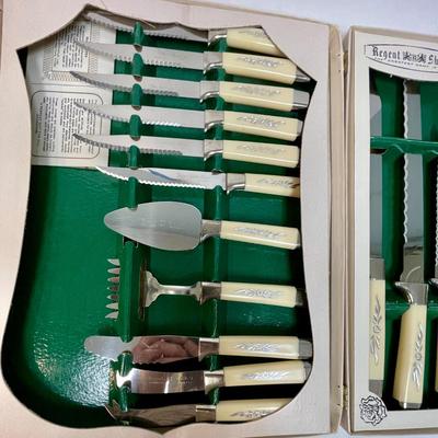 Regent Sheffield, 17 piece Cutlery Treasure Chest New Condition made in England Knives and other utensils