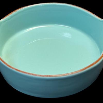 Vietri Round Double Handle Small Baker