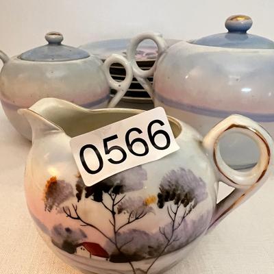 Vintage Ceramic 9 Piece Tea Set